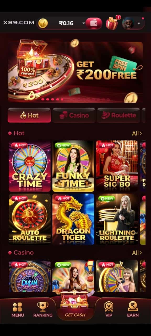 X89 Game APK Real Gameplay Screenshot – Casino Live Play